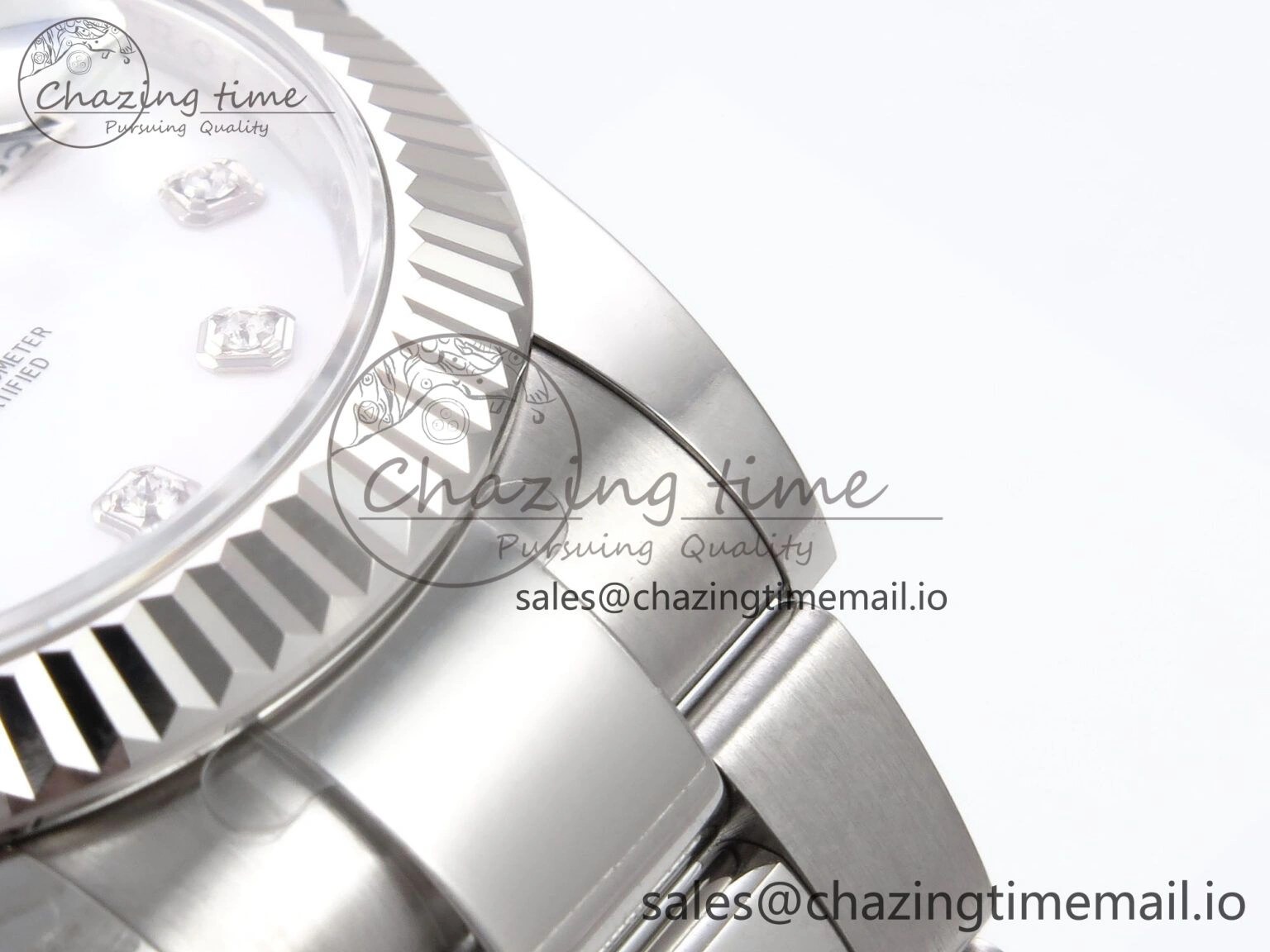 DateJust 41 126334 EWEF Best Edition White MOP Dial on Oyster Bracelet A3235