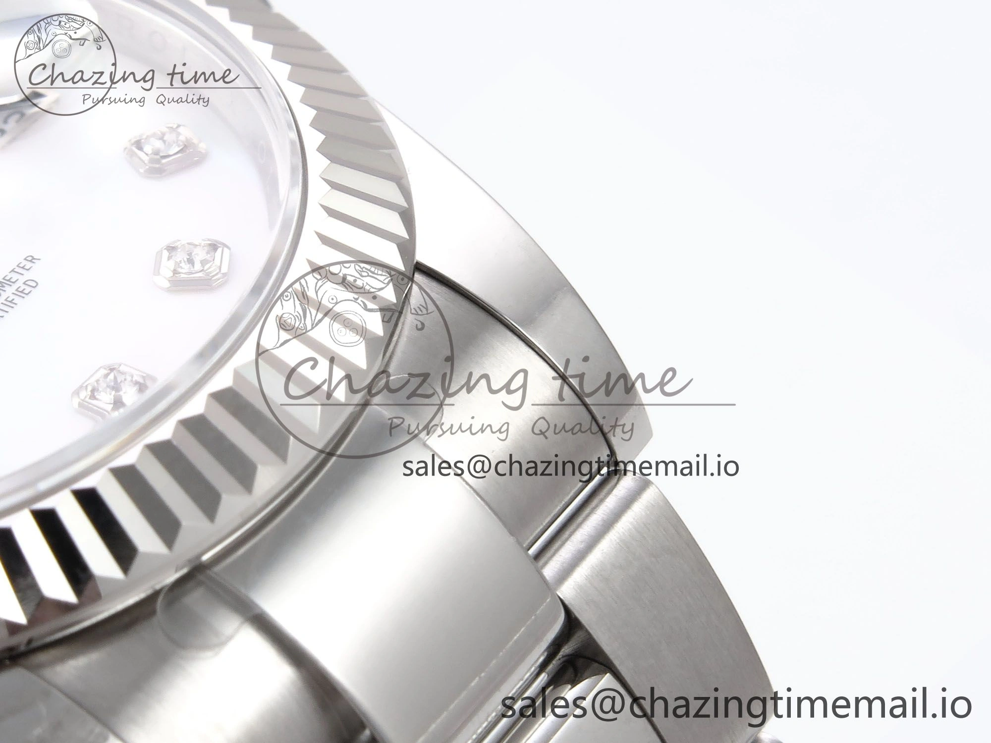 DateJust 41 126334 EWEF Best Edition White MOP Dial on Oyster Bracelet A3235