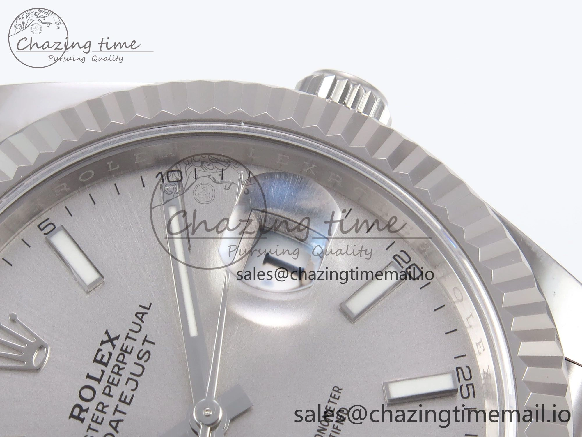 DateJust 41 126334 EWEF Best Edition White Silver Dial on Jubilee Bracelet A3235