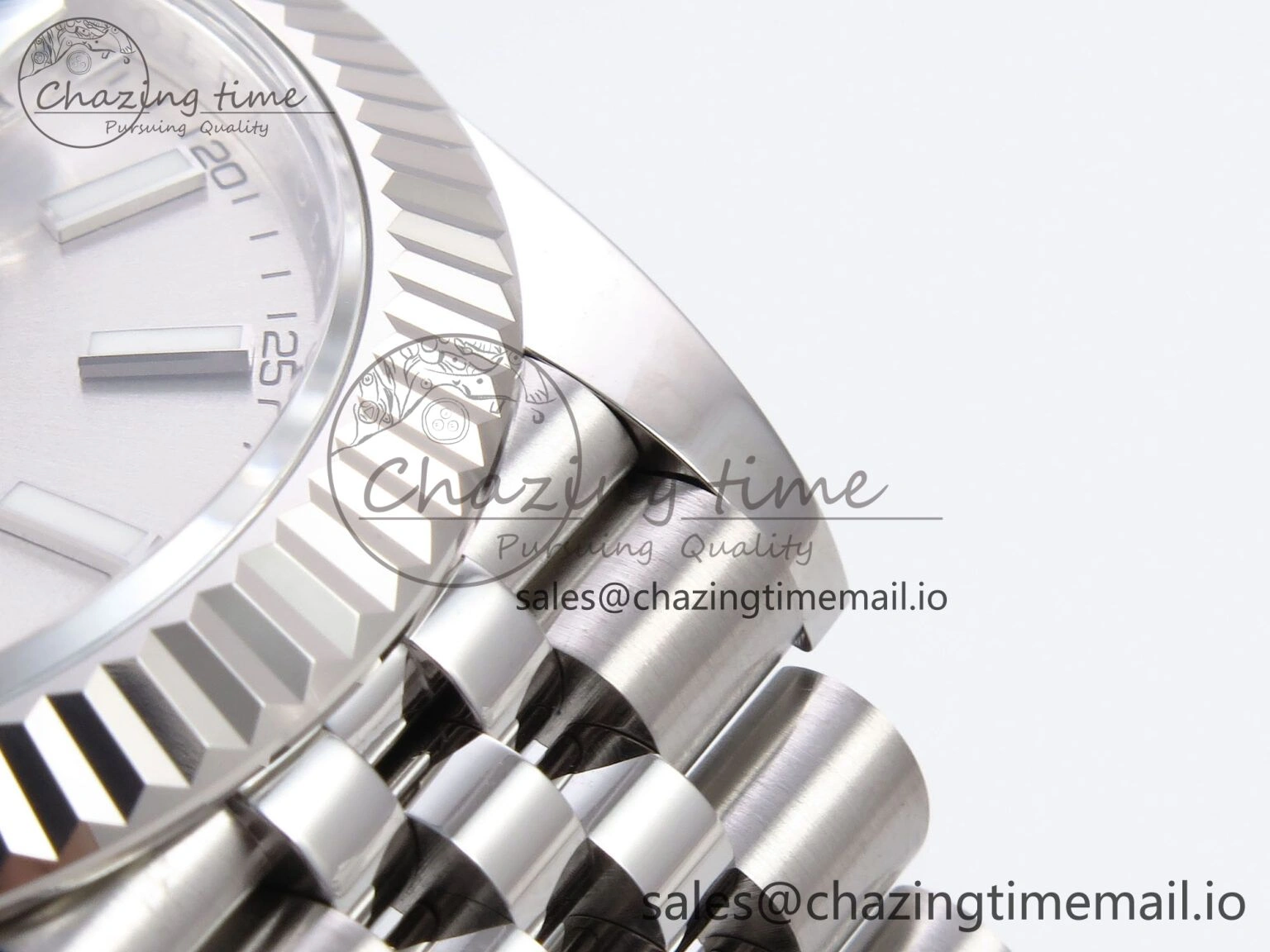 DateJust 41 126334 EWEF Best Edition White Silver Dial on Jubilee Bracelet A3235
