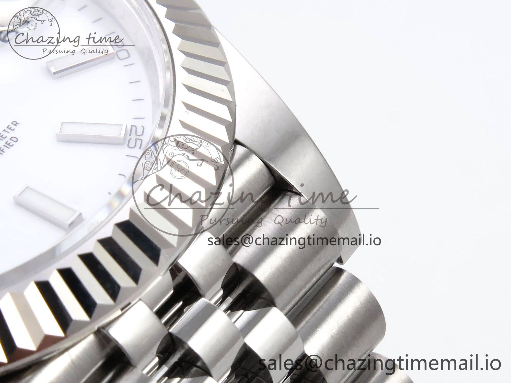 DateJust 41 126334 EWEF Best Edition White Stick Dial on Jubilee Bracelet A3235