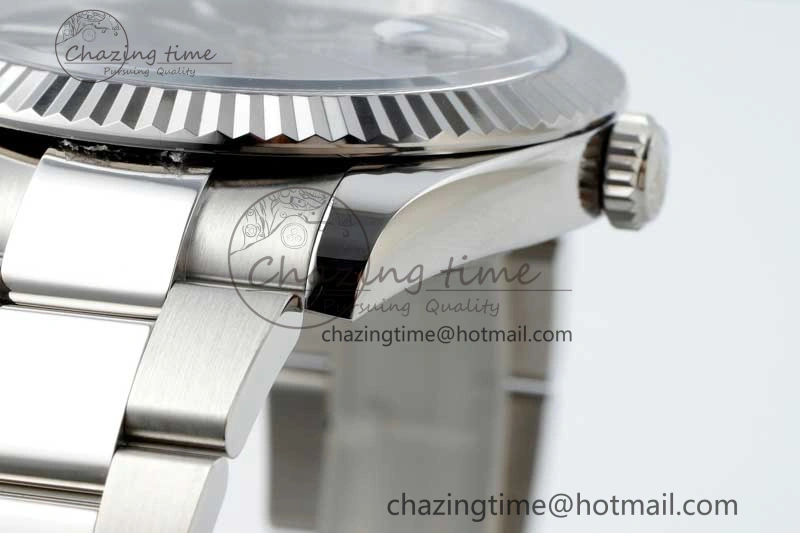 DateJust 41 126334 NTF 1:1 Best Edition 904L Steel Blue Stick Dial on Oyster Bracelet VR3235
