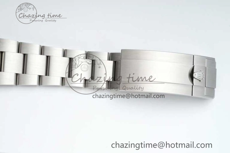DateJust 41 126334 NTF 1:1 Best Edition 904L Steel Gray Dial Green Roman on Oyster Bracelet VR3235