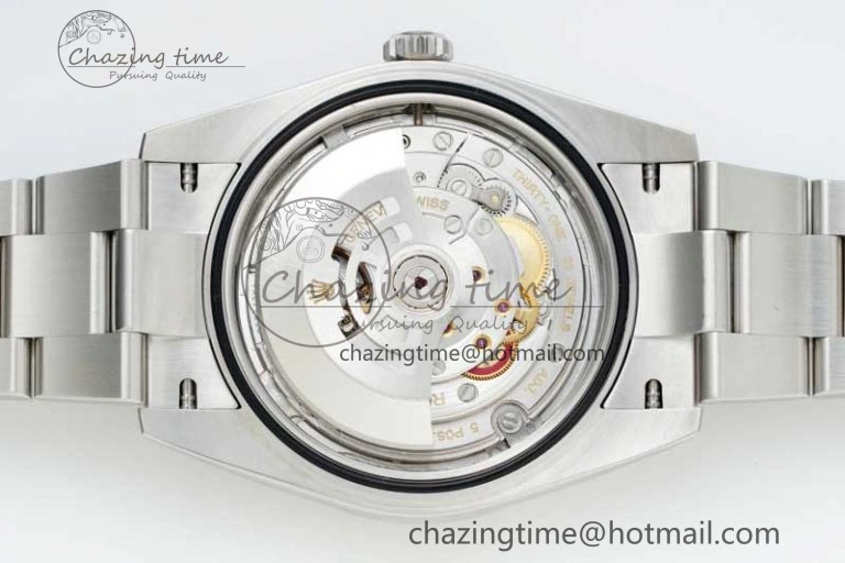 DateJust 41 126334 NTF 1:1 Best Edition 904L Steel Gray Dial Green Roman on Oyster Bracelet VR3235