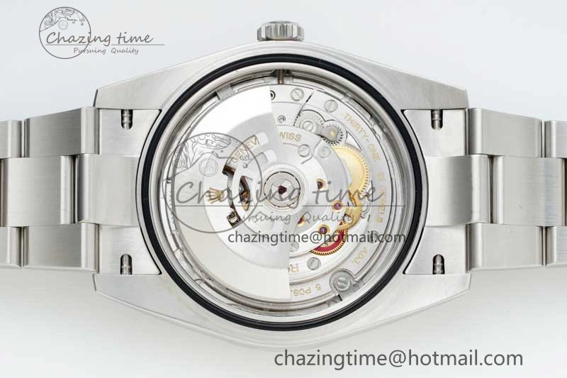 DateJust 41 126334 NTF 1:1 Best Edition 904L Steel Gray Dial Green Roman on Oyster Bracelet VR3235