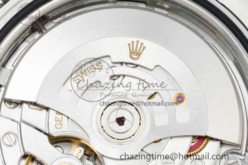 DateJust 41 126334 NTF 1:1 Best Edition 904L Steel Gray Dial Green Roman on Oyster Bracelet VR3235