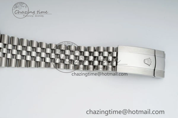 DateJust 41 126334 NTF 1:1 Best Edition 904L Steel Green Stick Dial on Jubilee Bracelet VR3235