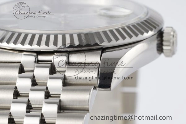 DateJust 41 126334 NTF 1:1 Best Edition 904L Steel Green Stick Dial on Jubilee Bracelet VR3235