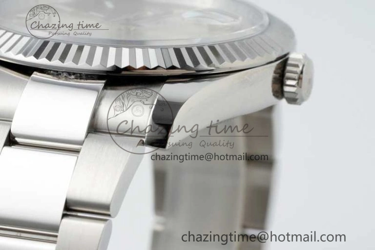 DateJust 41 126334 NTF 1:1 Best Edition 904L Steel Silver Stick Dial on Oyster Bracelet VR3235