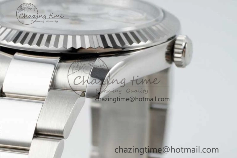 DateJust 41 126334 NTF 1:1 Best Edition 904L Steel White Stick Dial on Oyster Bracelet VR3235