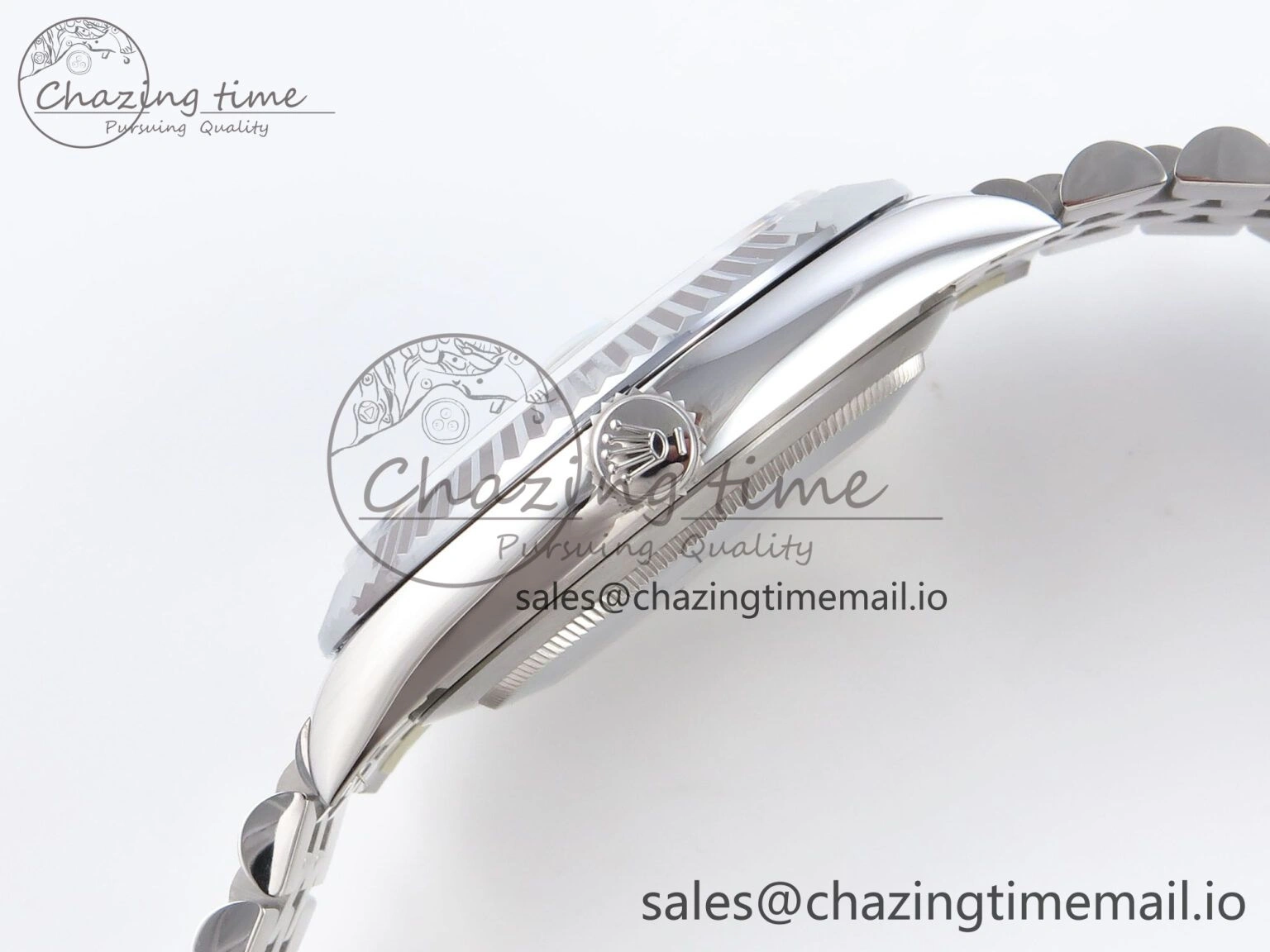 DateJust 41 126334 QF+ 1:1 Best Edition 904L Steel Silver Stick Dial on SS Jubilee Bracelet VR3235