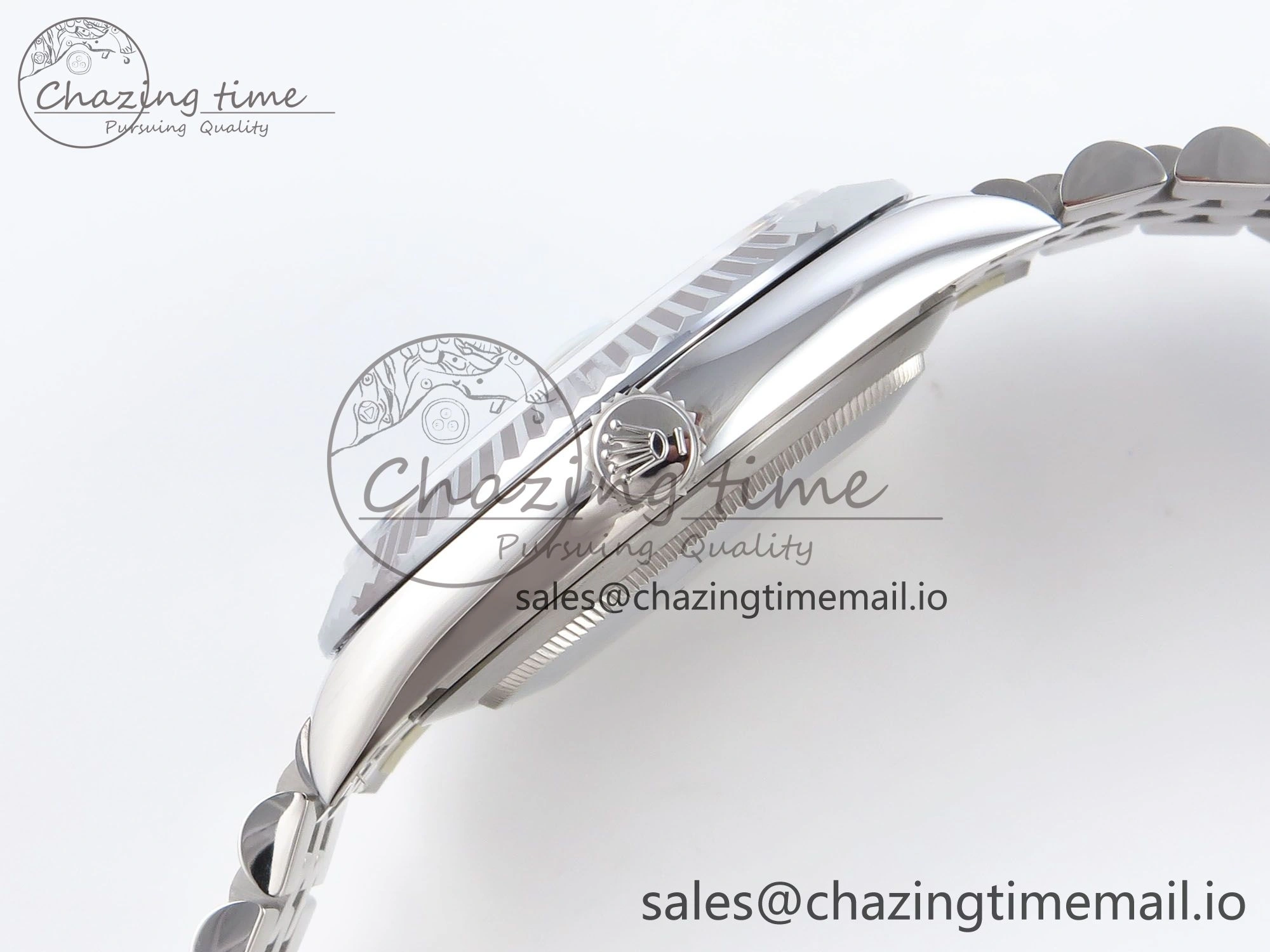 DateJust 41 126334 QF+ 1:1 Best Edition 904L Steel Silver Stick Dial on SS Jubilee Bracelet VR3235