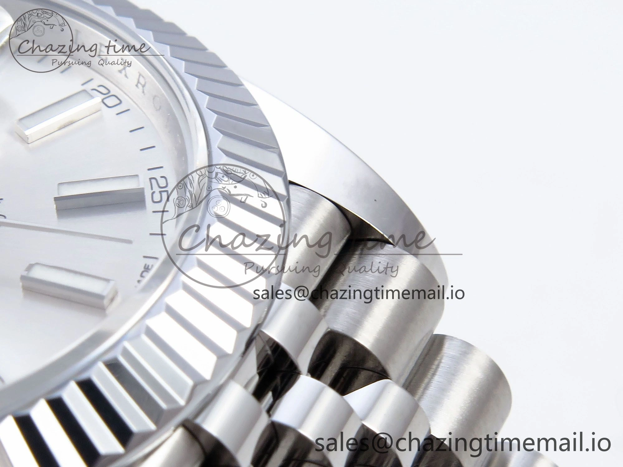 DateJust 41 126334 QF+ 1:1 Best Edition 904L Steel Silver Stick Dial on SS Jubilee Bracelet VR3235