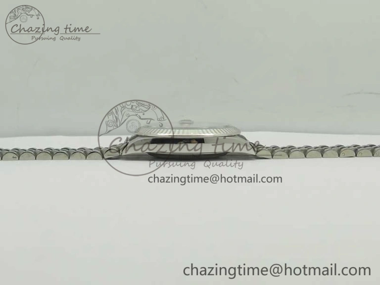 DateJust 41 126334 SS REF 1:1 Best Edition Black Dial Stick Markers on Jubilee Bracelet A3235 Clone V2