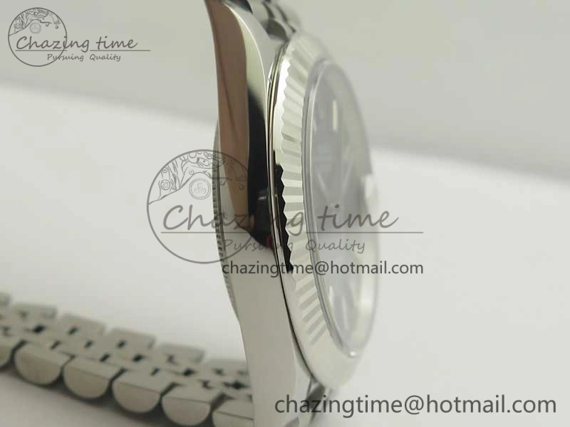 DateJust 41 126334 SS REF 1:1 Best Edition Blue Dial Stick Markers on Jubilee Bracelet A3235 Clone V2