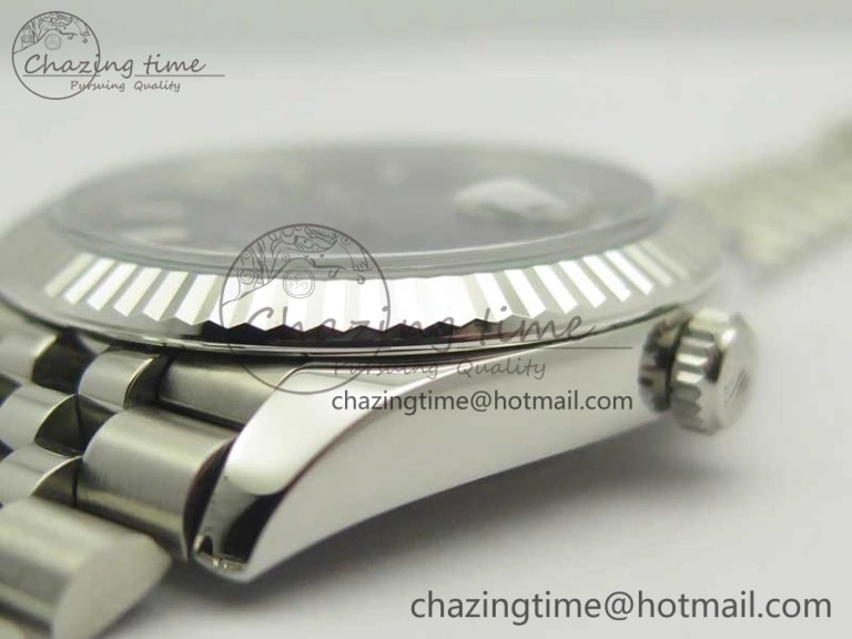 DateJust 41 126334 SS REF 1:1 Best Edition Blue Dial Stick Markers on Jubilee Bracelet A3235 Clone V2