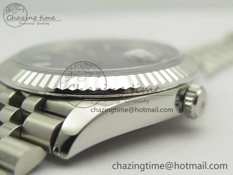 DateJust 41 126334 SS REF 1:1 Best Edition Blue Dial Stick Markers on Jubilee Bracelet A3235 Clone V2