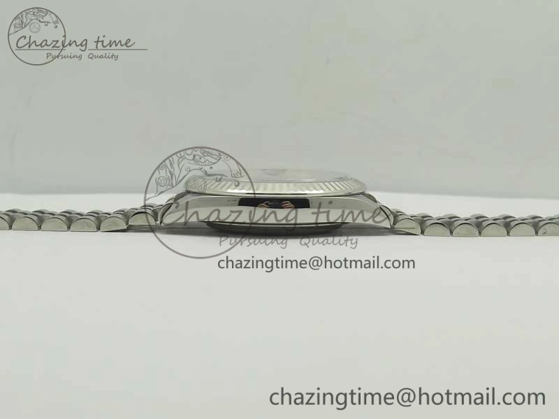 DateJust 41 126334 SS REF 1:1 Best Edition Grape Dial Stick Markers on Jubilee Bracelet A3235 Clone V2