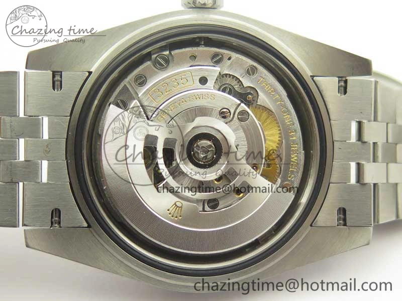 DateJust 41 126334 SS REF 1:1 Best Edition Grape Dial Stick Markers on Jubilee Bracelet A3235 Clone V2