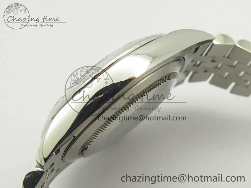 DateJust 41 126334 SS REF 1:1 Best Edition Grape Dial Stick Markers on Jubilee Bracelet A3235 Clone V2