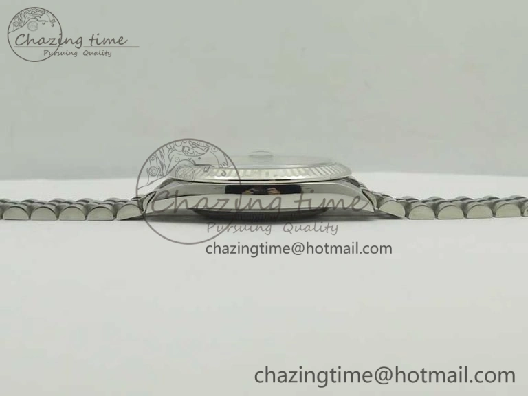 DateJust 41 126334 SS REF 1:1 Best Edition Gray Dial Stick Markers on Jubilee Bracelet A3235 Clone V2