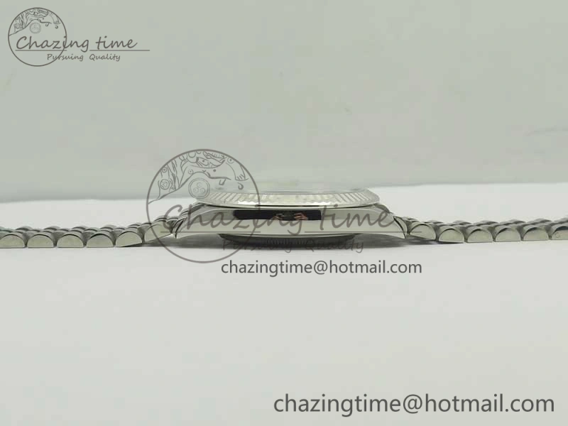 DateJust 41 126334 SS REF 1:1 Best Edition Silver Dial Stick Markers on Jubilee Bracelet A3235 Clone V2