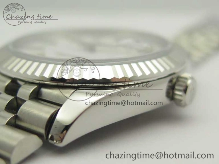 DateJust 41 126334 SS REF 1:1 Best Edition White Dial Stick Markers on Jubilee Bracelet A3235 Clone V2