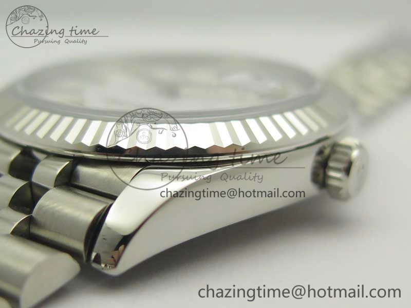 DateJust 41 126334 SS REF 1:1 Best Edition White Dial Stick Markers on Jubilee Bracelet A3235 Clone V2