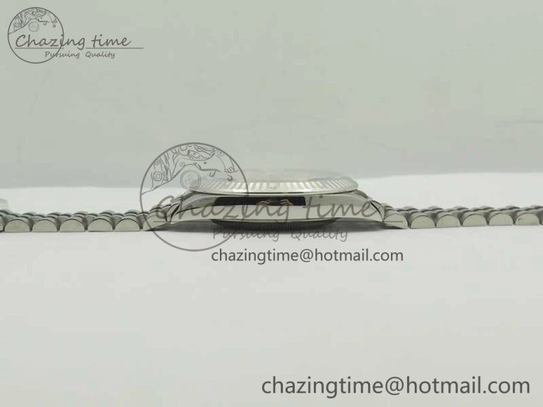DateJust 41 126334 SS REF 1:1 Best Edition White Dial Stick Markers on Jubilee Bracelet A3235 Clone V2