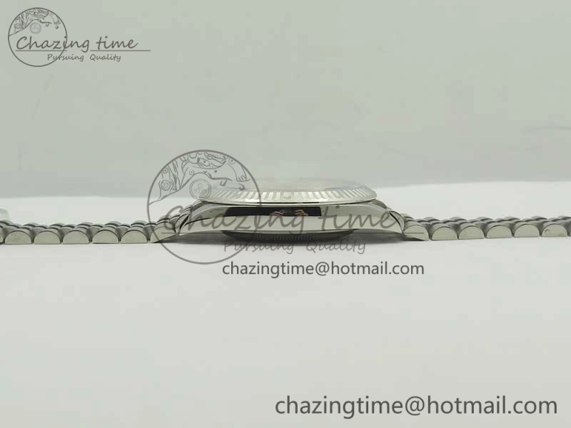 DateJust 41 126334 SS REF 1:1 Best Edition White Dial Stick Markers on Jubilee Bracelet A3235 Clone V2