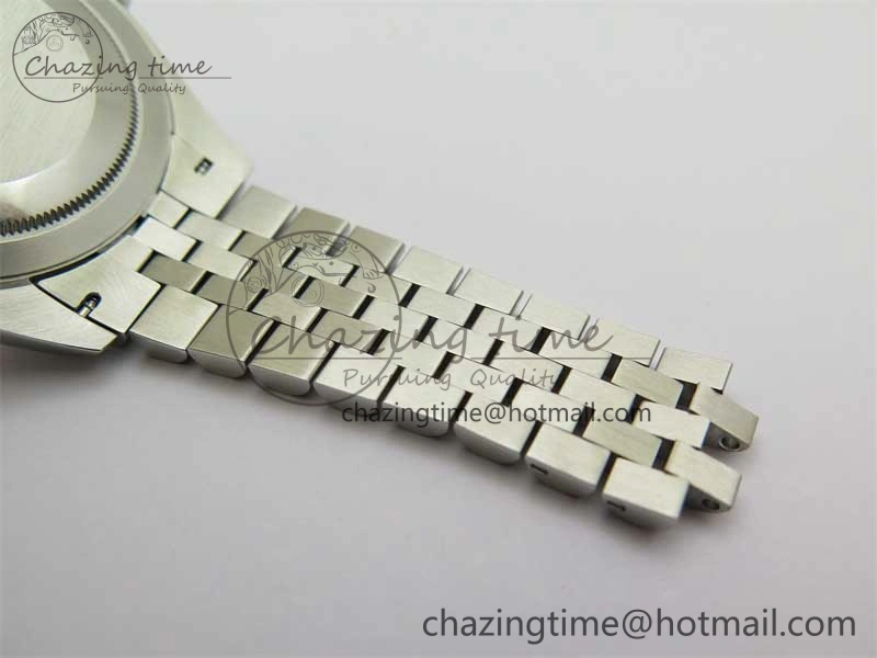 DateJust 41 126334 ZF 1:1 Best Edition 904L Steel Black Dial Stick Marker on Jubilee Bracelet A2824