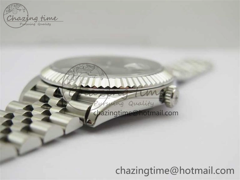 DateJust 41 126334 ZF 1:1 Best Edition 904L Steel Black Dial Stick Marker on Jubilee Bracelet A2824