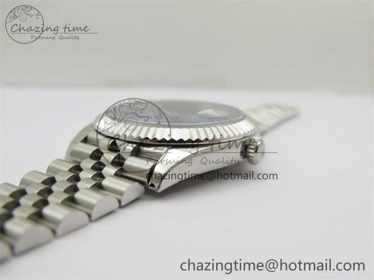 DateJust 41 126334 ZF 1:1 Best Edition 904L Steel Blue Dial Roman Marker on Jubilee Bracelet A2824