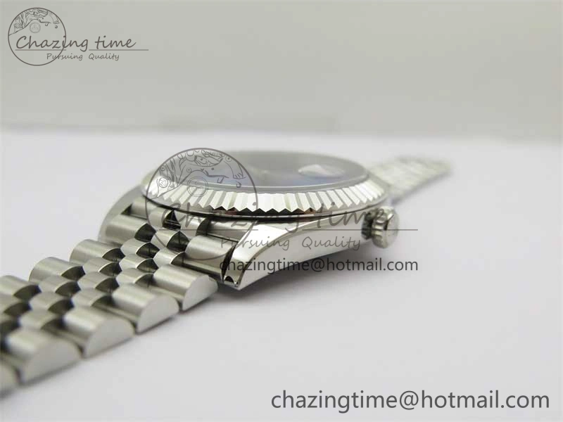 DateJust 41 126334 ZF 1:1 Best Edition 904L Steel Blue Dial Roman Marker on Jubilee Bracelet A2824