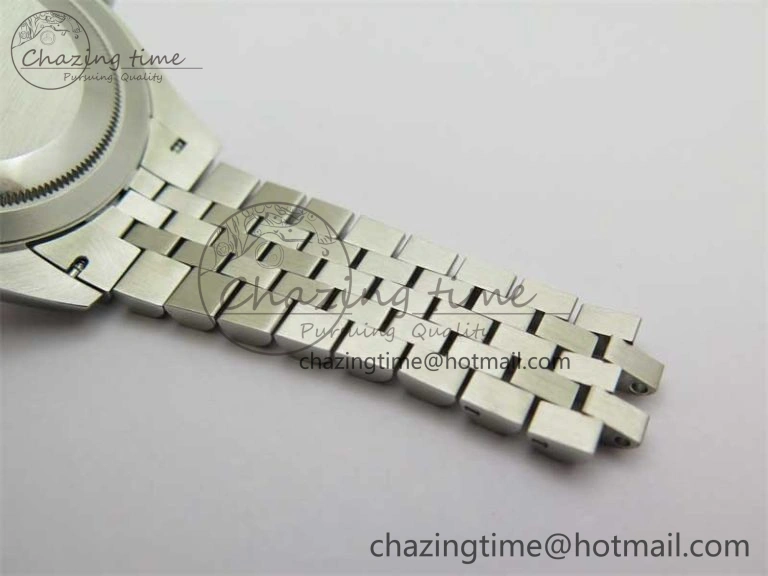 DateJust 41 126334 ZF 1:1 Best Edition 904L Steel Blue Dial Stick Marker on Jubilee Bracelet A2824