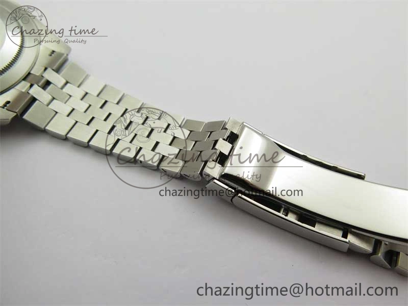 DateJust 41 126334 ZF 1:1 Best Edition 904L Steel Blue Dial Stick Marker on Jubilee Bracelet A2824
