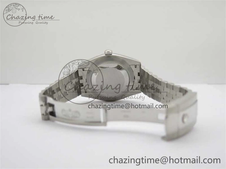 DateJust 41 126334 ZF 1:1 Best Edition 904L Steel Blue Dial Stick Marker on Jubilee Bracelet A2824