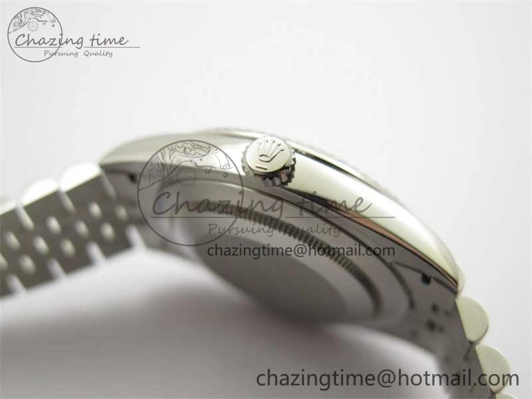DateJust 41 126334 ZF 1:1 Best Edition 904L Steel Blue Dial Stick Marker on Jubilee Bracelet A2824