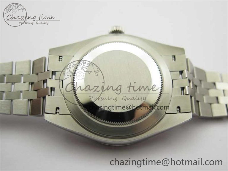 DateJust 41 126334 ZF 1:1 Best Edition 904L Steel Blue Dial Stick Marker on Jubilee Bracelet A2824