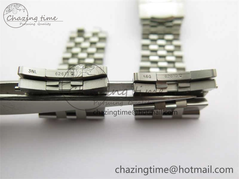 DateJust 41 126334 ZF 1:1 Best Edition 904L Steel Blue Dial Stick Marker on Jubilee Bracelet A2824