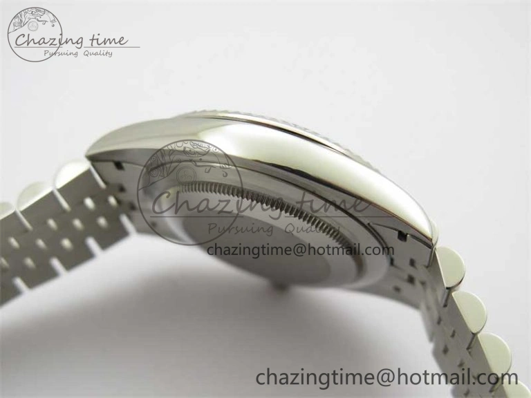 DateJust 41 126334 ZF 1:1 Best Edition 904L Steel Blue Dial Stick Marker on Jubilee Bracelet A2824