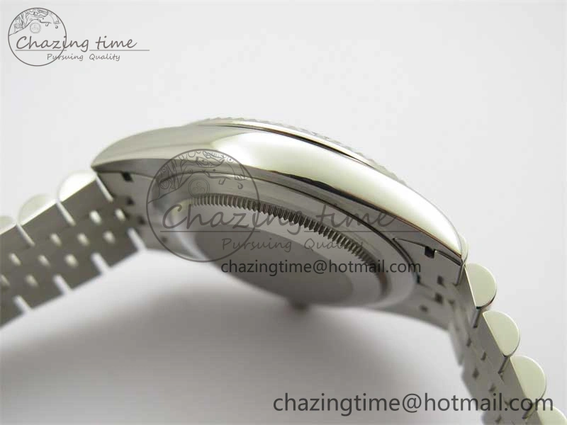 DateJust 41 126334 ZF 1:1 Best Edition 904L Steel Blue Dial Stick Marker on Jubilee Bracelet A2824