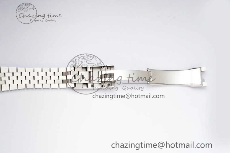 DateJust 41 126334 ZF 1:1 Best Edition 904L Steel Gray Dial Green Roman Marker on Jubilee Bracelet A2824