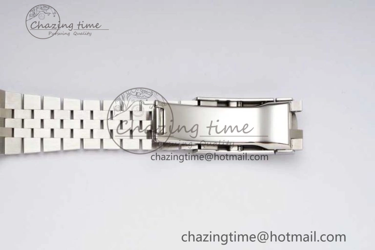 DateJust 41 126334 ZF 1:1 Best Edition 904L Steel Gray Dial Green Roman Marker on Jubilee Bracelet A2824