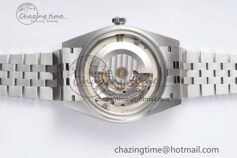 DateJust 41 126334 ZF 1:1 Best Edition 904L Steel Gray Dial Green Roman Marker on Jubilee Bracelet A2824