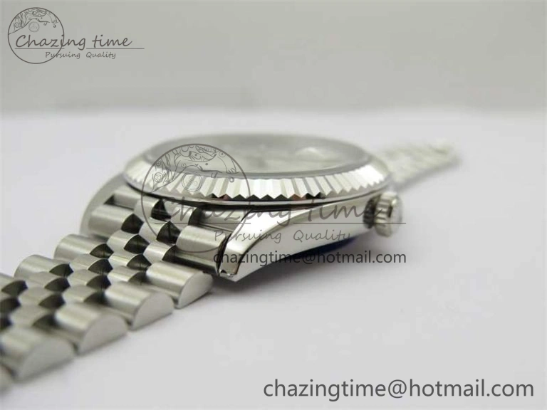 DateJust 41 126334 ZF 1:1 Best Edition 904L Steel Silver Dial Stick Marker on Jubilee Bracelet A2824