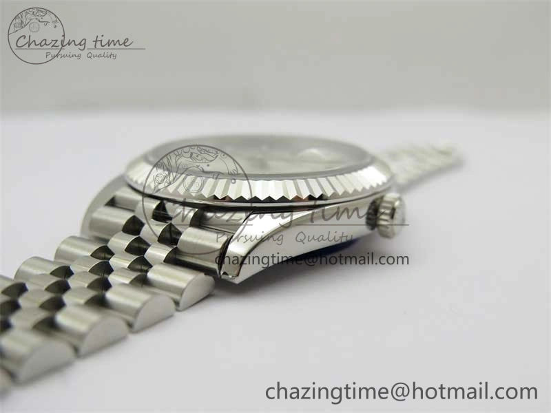 DateJust 41 126334 ZF 1:1 Best Edition 904L Steel Silver Dial Stick Marker on Jubilee Bracelet A2824