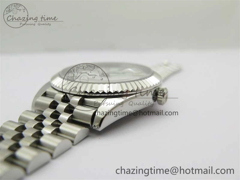DateJust 41 126334 ZF 1:1 Best Edition 904L Steel White Dial Stick Marker on Jubilee Bracelet A2824