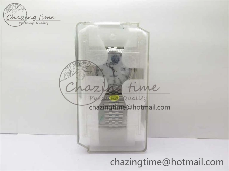 DateJust 41 126334 ZF 1:1 Best Edition 904L Steel White Dial Stick Marker on Jubilee Bracelet A2824