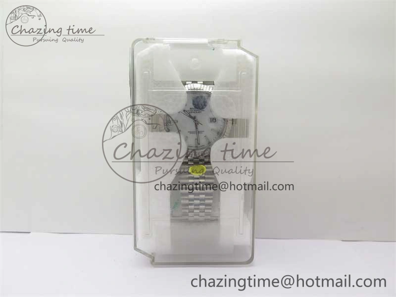 DateJust 41 126334 ZF 1:1 Best Edition 904L Steel White Dial Stick Marker on Jubilee Bracelet A2824